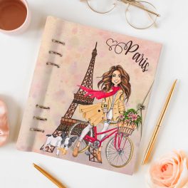Párizs Mintás Határidőnapló A5 