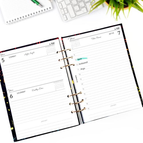 Naptár Napi Tervező Betétlap 2026