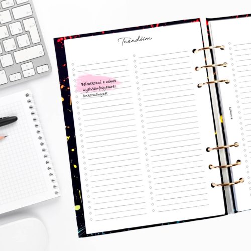 20 db Teendő Lista Betétlap